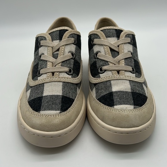 Zodiac Cheezburger Plaid Lace-Up Sneakers Women’s Size 6M Black White Tan NWT - Picture 6 of 12